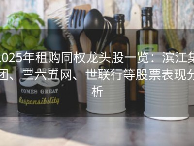 2025年租购同权龙头股一览：滨江集团、三六五网、世联行等股票表现分析