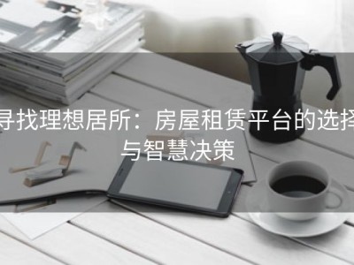 寻找理想居所：房屋租赁平台的选择与智慧决策