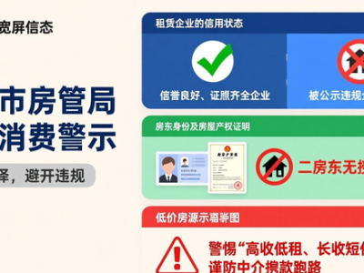 郑州16家住房租赁企业被曝光，附租房消费警示及避坑指南