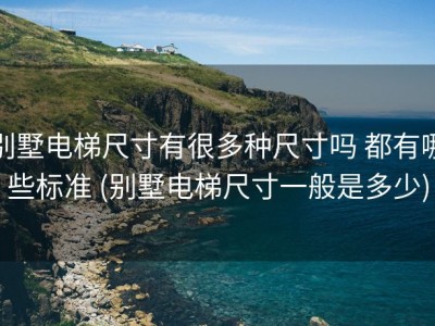 别墅电梯尺寸有很多种尺寸吗 都有哪些标准 (别墅电梯尺寸一般是多少)