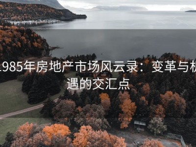 1985年房地产市场风云录：变革与机遇的交汇点
