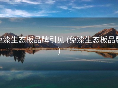 免漆生态板品牌引见 (免漆生态板品牌)