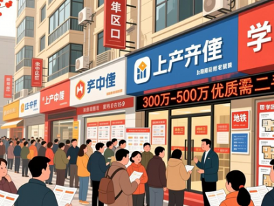 岁末年初上海二手房市场逆势升温，成交量创新高挂牌量下降