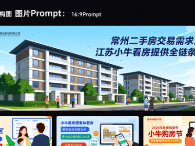 常州二手房交易需求大，江苏小牛看房提供全链条服务