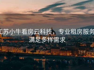 江苏小牛看房云科技，专业租房服务，满足多样需求