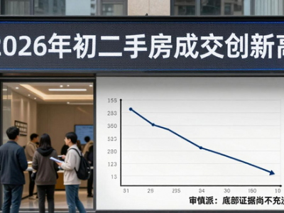 2026年初二手房成交创新高，房价跌幅收窄传递啥信号？