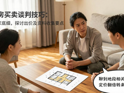二手房买卖谈判技巧：摸清上家底细，探讨出价及资料收集要点