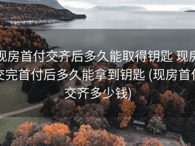 现房首付交齐后多久能取得钥匙 现房交完首付后多久能拿到钥匙 (现房首付交齐多少钱)