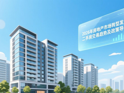2026年房地产市场转型发展，二手房交易趋势及政策导向