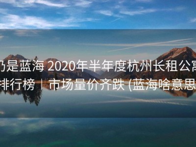 仍是蓝海 2020年半年度杭州长租公寓排行榜︱市场量价齐跌 (蓝海啥意思)