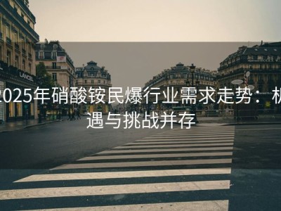 2025年硝酸铵民爆行业需求走势：机遇与挑战并存
