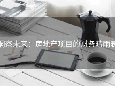 洞察未来：房地产项目的财务晴雨表