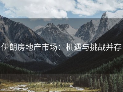 伊朗房地产市场：机遇与挑战并存