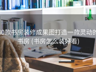 40款书房装修成果图打造一款灵动的书房 (书房怎么装好看)