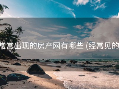 常常出现的房产网有哪些 (经常见的)