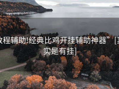 教程辅助!经典比鸡开挂辅助神器”[其实是有挂]