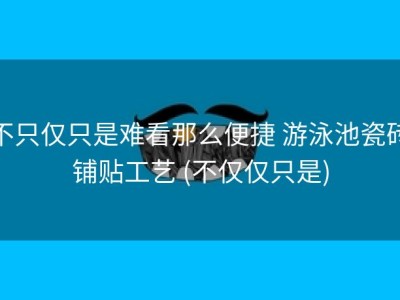 不只仅只是难看那么便捷 游泳池瓷砖铺贴工艺 (不仅仅只是)
