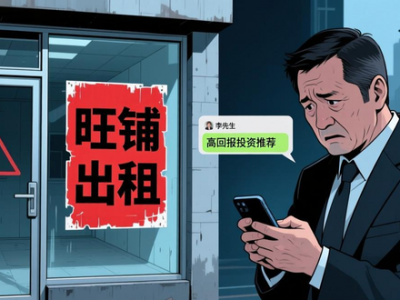 轻信租客骗局，店面租售信息成骗子诱饵致李先生被骗13万