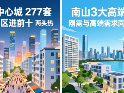 2026年1月深圳二手房市场回暖，成交创新高，区域分化明显
