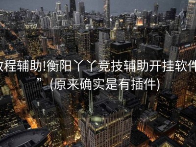 教程辅助!衡阳丫丫竞技辅助开挂软件””(原来确实是有插件)
