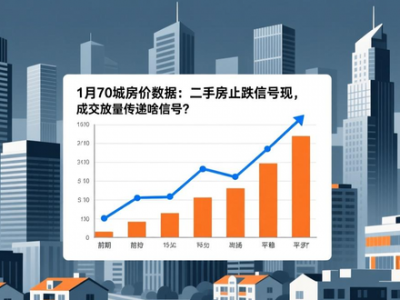 1月70城房价数据：二手房止跌信号现，成交放量传递啥信号？