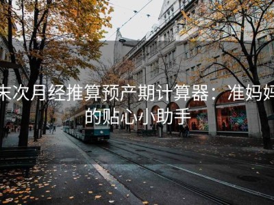 末次月经推算预产期计算器：准妈妈的贴心小助手