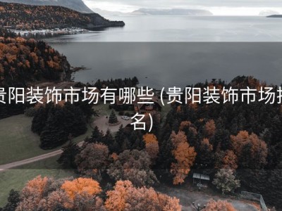 贵阳装饰市场有哪些 (贵阳装饰市场排名)