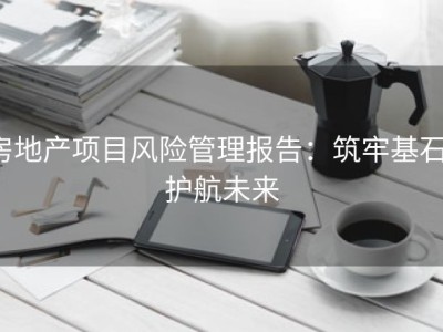 房地产项目风险管理报告：筑牢基石，护航未来