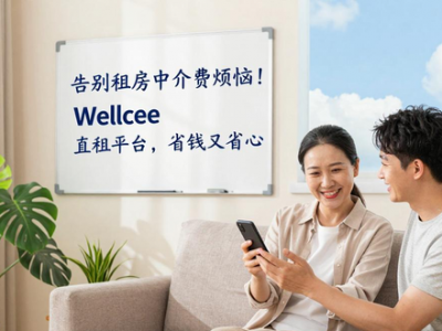 告别租房中介费烦恼！Wellcee 直租平台，省钱又省心