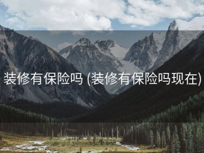 装修有保险吗 (装修有保险吗现在)