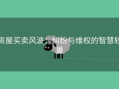 房屋买卖风波：纠纷与维权的智慧较量