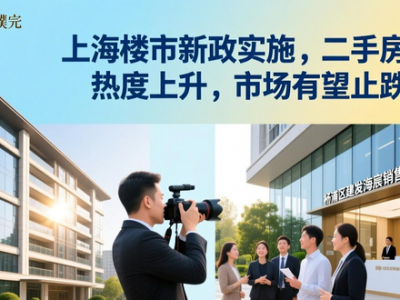 上海楼市新政实施，二手房信息热度上升，市场有望止跌回稳