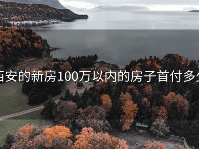 西安的新房100万以内的房子首付多少