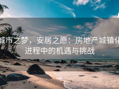 城市之梦，安居之愿：房地产城镇化进程中的机遇与挑战