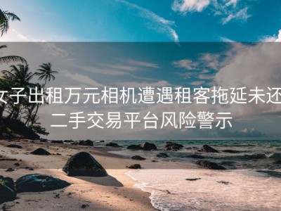 女子出租万元相机遭遇租客拖延未还，二手交易平台风险警示