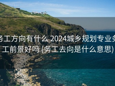 务工方向有什么 2024城乡规划专业务工前景好吗 (务工去向是什么意思)