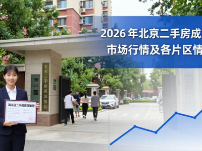 2026 年北京二手房成交放量，市场行情及各片区情况分析