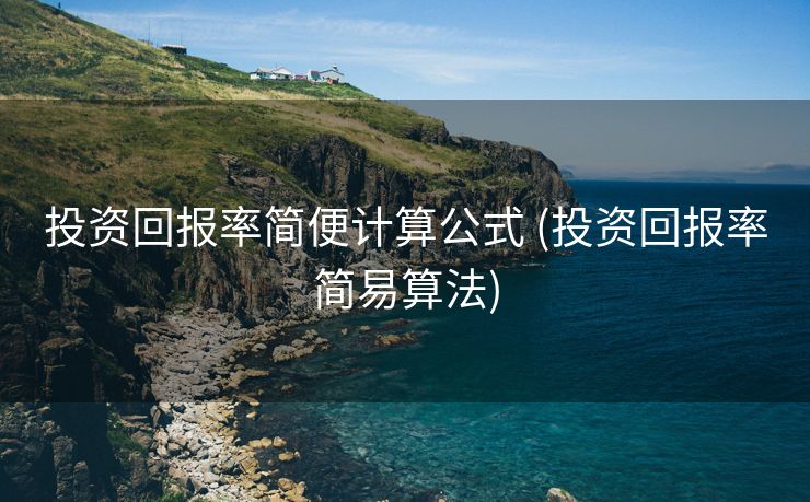 投资回报率简便计算公式 (投资回报率简易算法)
