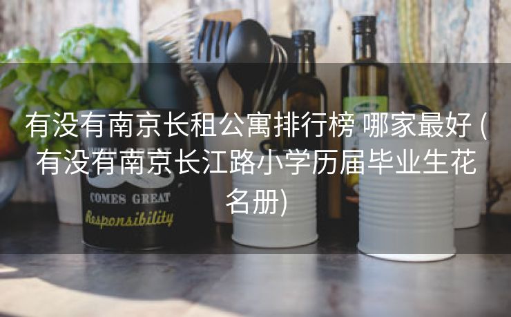有没有南京长租公寓排行榜 哪家最好 (有没有南京长江路小学历届毕业生花名册)
