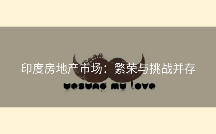 印度房地产市场：繁荣与挑战并存