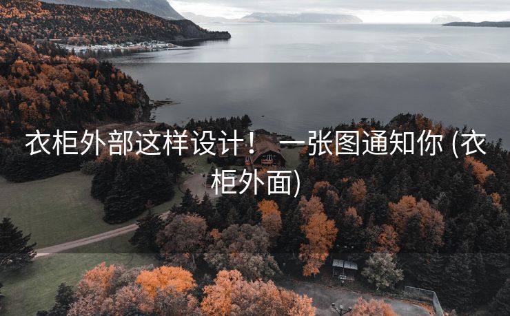 衣柜外部这样设计！ 一张图通知你 (衣柜外面)