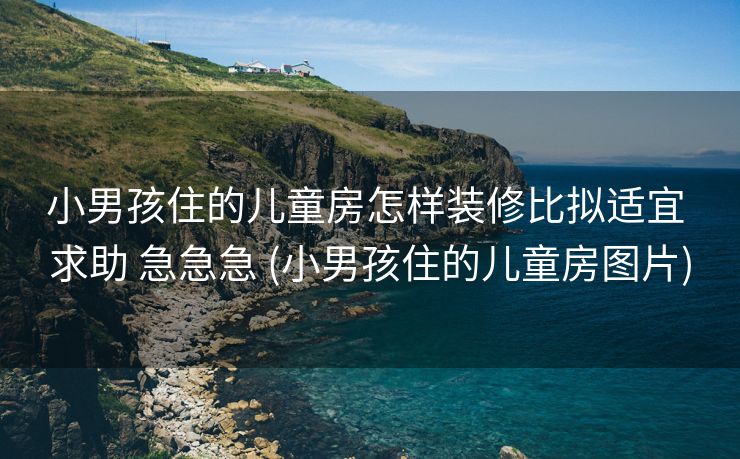 小男孩住的儿童房怎样装修比拟适宜 求助 急急急 (小男孩住的儿童房图片)