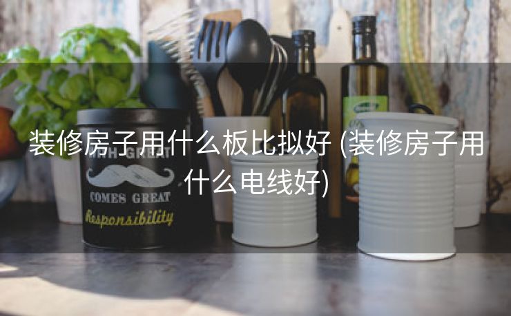 装修房子用什么板比拟好 (装修房子用什么电线好)