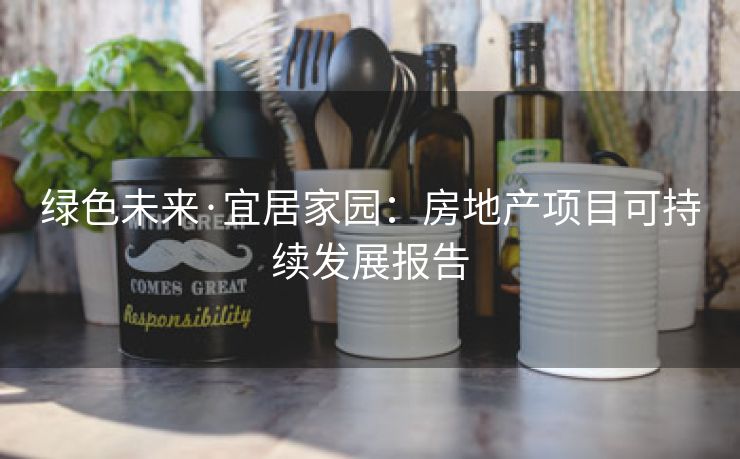 绿色未来·宜居家园：房地产项目可持续发展报告