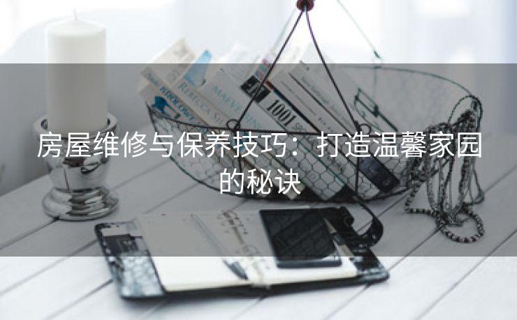 房屋维修与保养技巧：打造温馨家园的秘诀