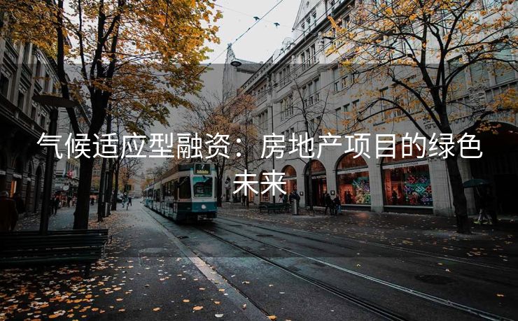 气候适应型融资：房地产项目的绿色未来