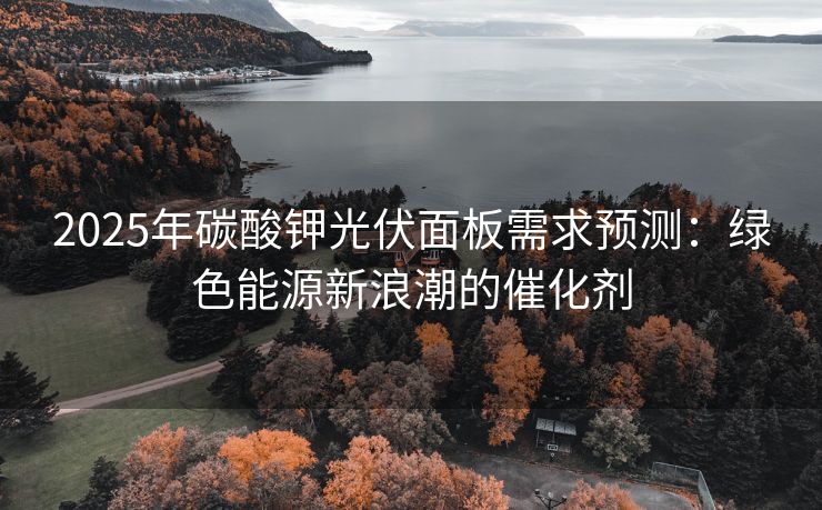 2025年碳酸钾光伏面板需求预测：绿色能源新浪潮的催化剂