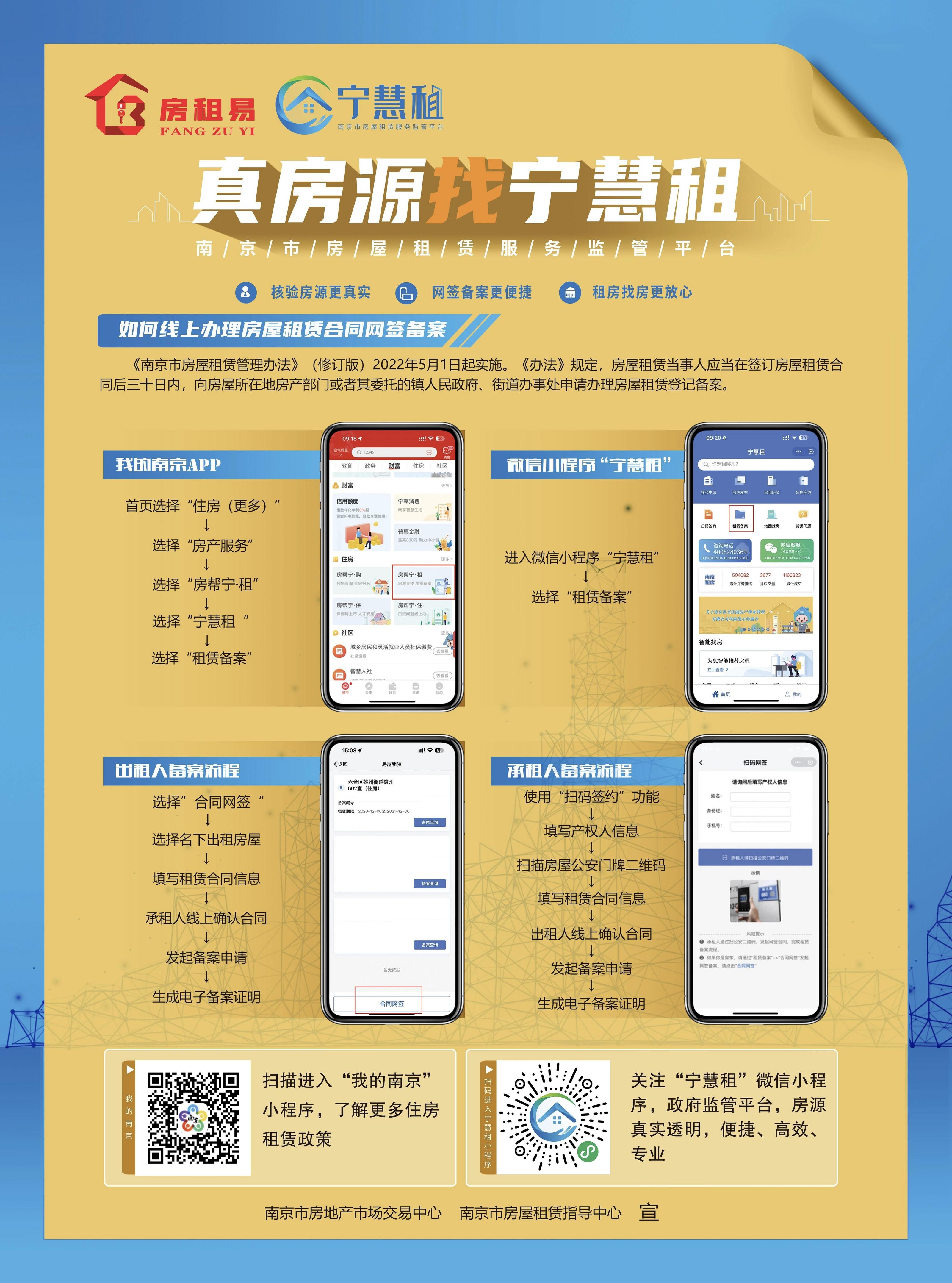 南京房屋租赁登记备案_南京租房备案流程_租房信息