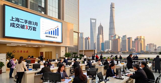 上海二手房3月成交破3万套 价格企稳回升