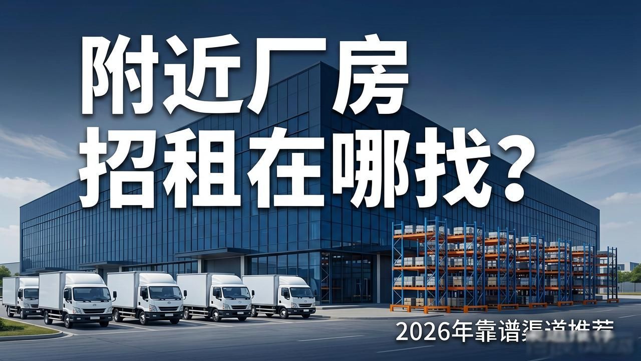 求租信息：附近厂房招租在哪找？2026年靠谱渠道推荐